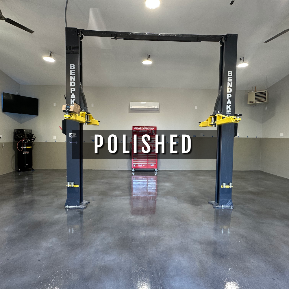Stained Polished Concrete Finish Projects